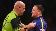 ‘He’s not a baby any more’ – Van Gerwen on Littler