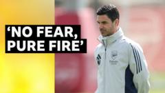 Arteta urges Arsenal to approach crucial week with 'no fear'