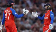 Wyatt-Hodge smashes unbeaten 89 as England race into semis