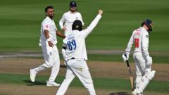 Unadkat and Hughes put Sussex on top against Glamorgan