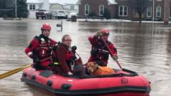 At least 10 dead in US floods and heavy rain