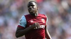 West Ham’s Zouma set for medical before Saudi move