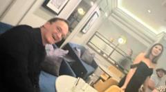 Quentin Tarantino spotted in Cardiff hotel