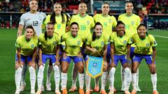A Seleção feminina antescasa de apostas entrarseu primeiro jogo da Copa do Mundocasa de apostas entrar2023