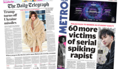 The Papers: 'Trump turns off Ukraine missiles' and 'serial spiking rapist'