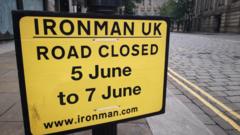 Warning of road closures during ironman weekend