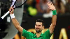 Djokovic registers 100th Australian Open win