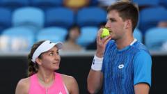 Nicholls and Patten progress in mixed doubles