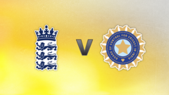 England v India - first Test scorecard