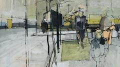 Early David Hockney artwork to be sold at auction