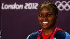 Nicola Adams of Great Britain