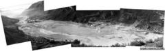 The valley of the River Piave after the disaster, 10 October 1963