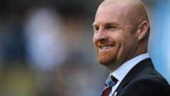 Burnley manager Sean Dyche