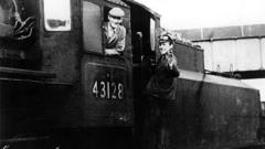 Engine crew at Percy Main