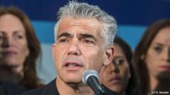 Israeli MP and chairperson of Yesh Atid party, Yair Lapid