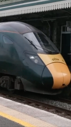 The front of a GWR train