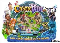 Castleville start-up screen