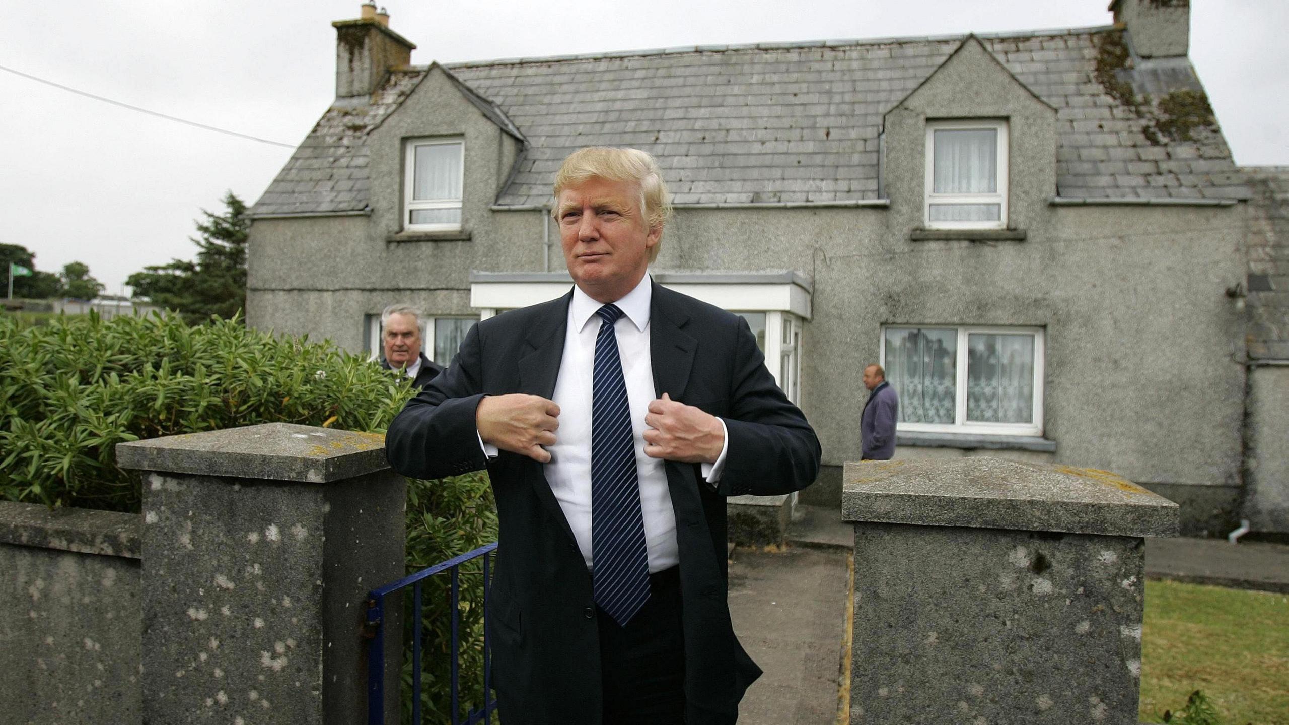 Dòmhnall Trump ann an Leòdhas ann an 2008