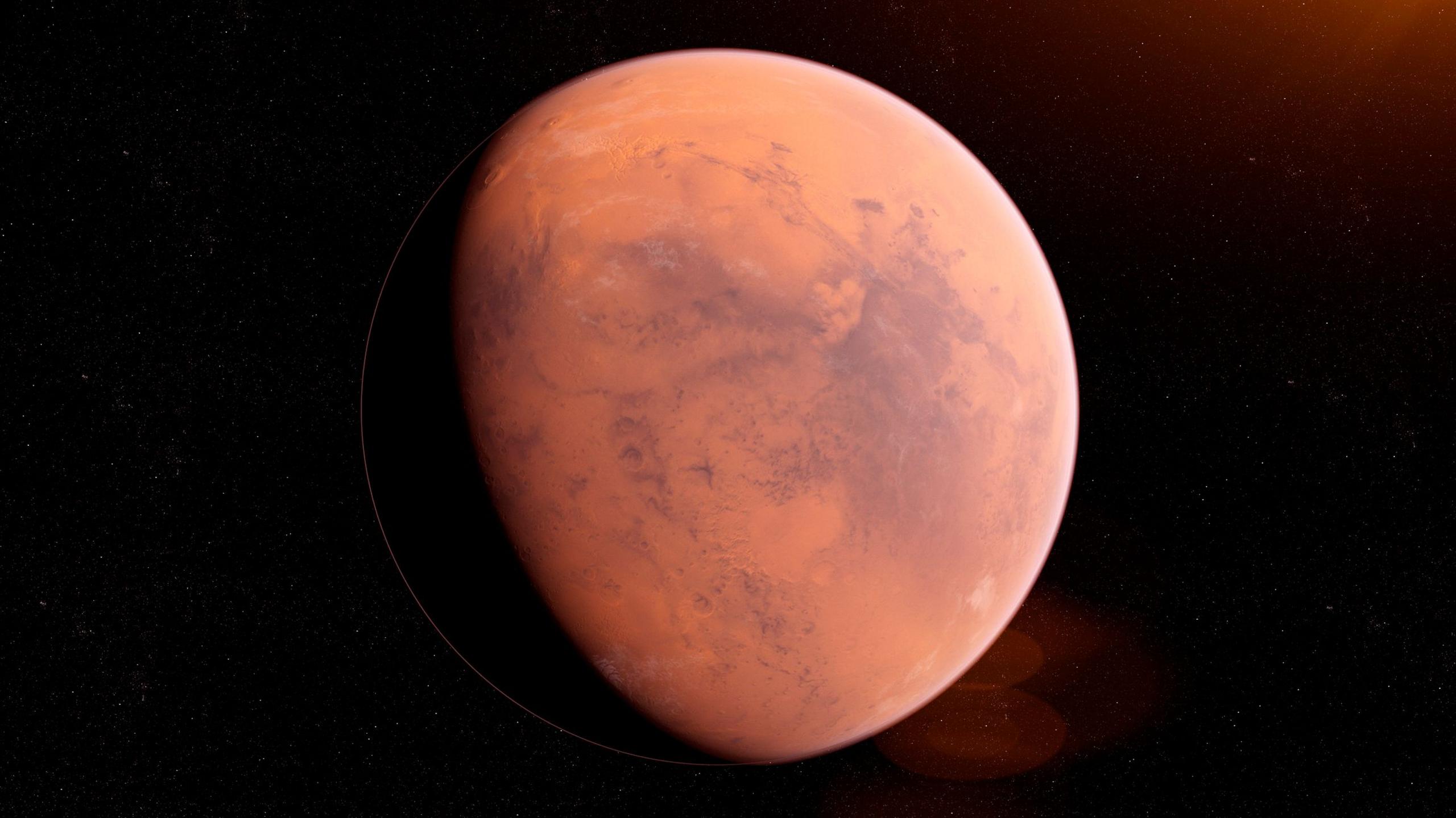 Mars illustration. 