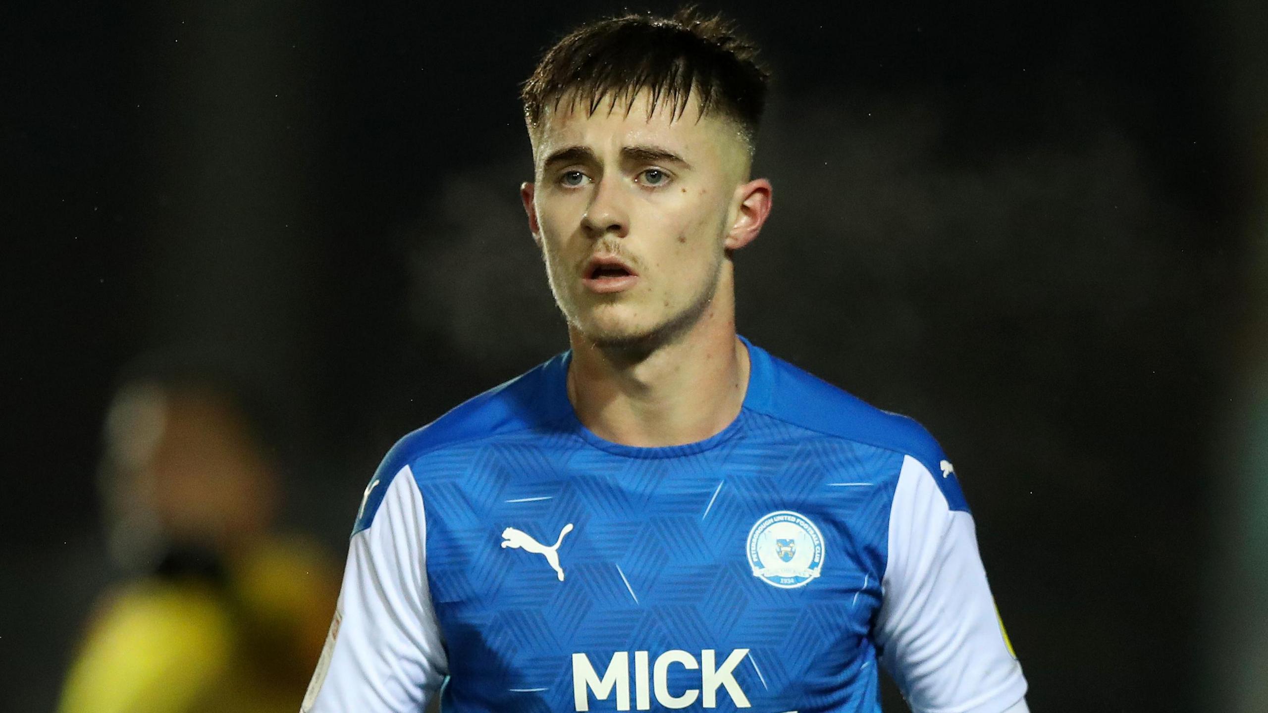 Flynn Clarke in action for Peterborough