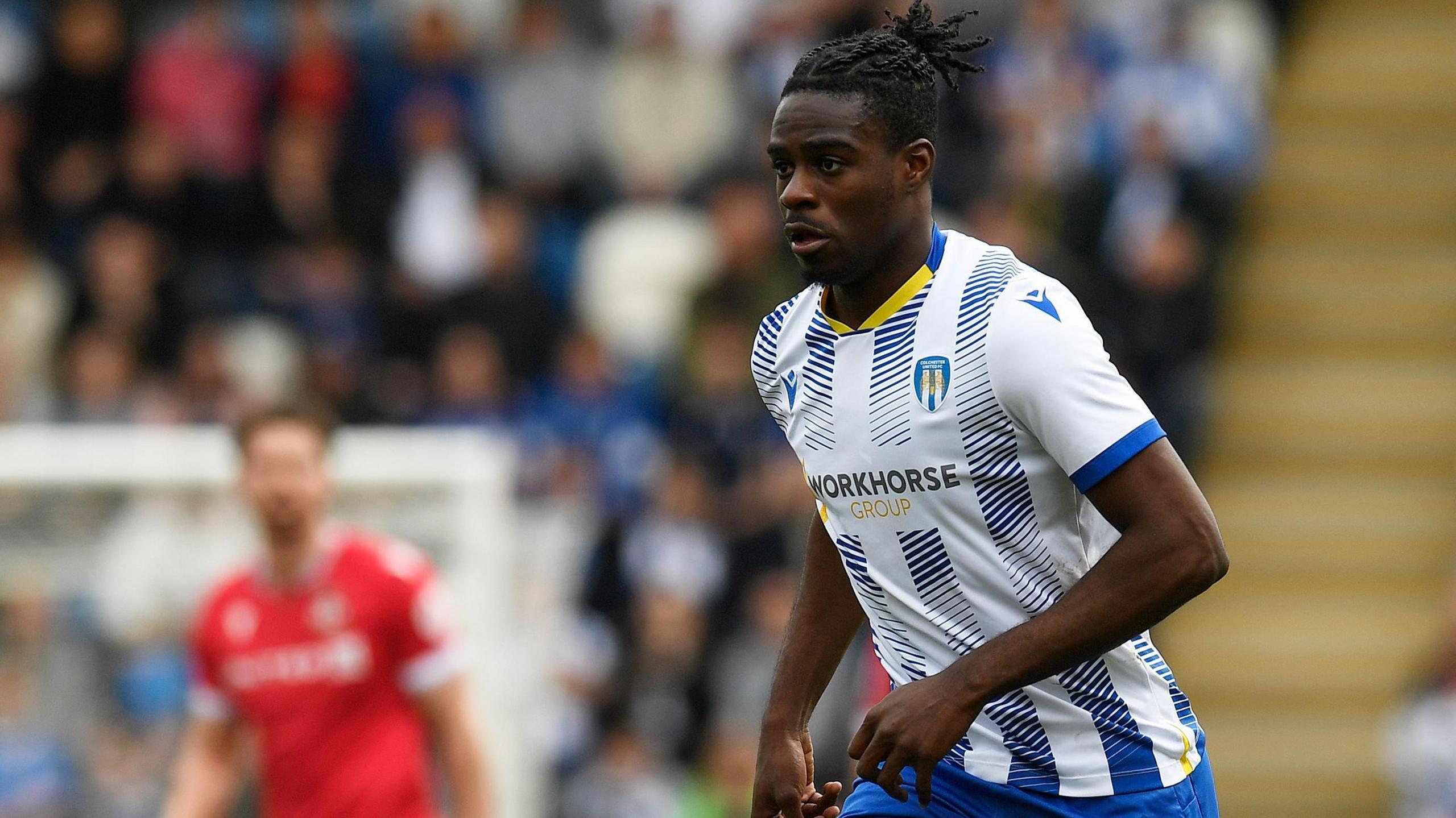 Jay Mingi playing for Colchester