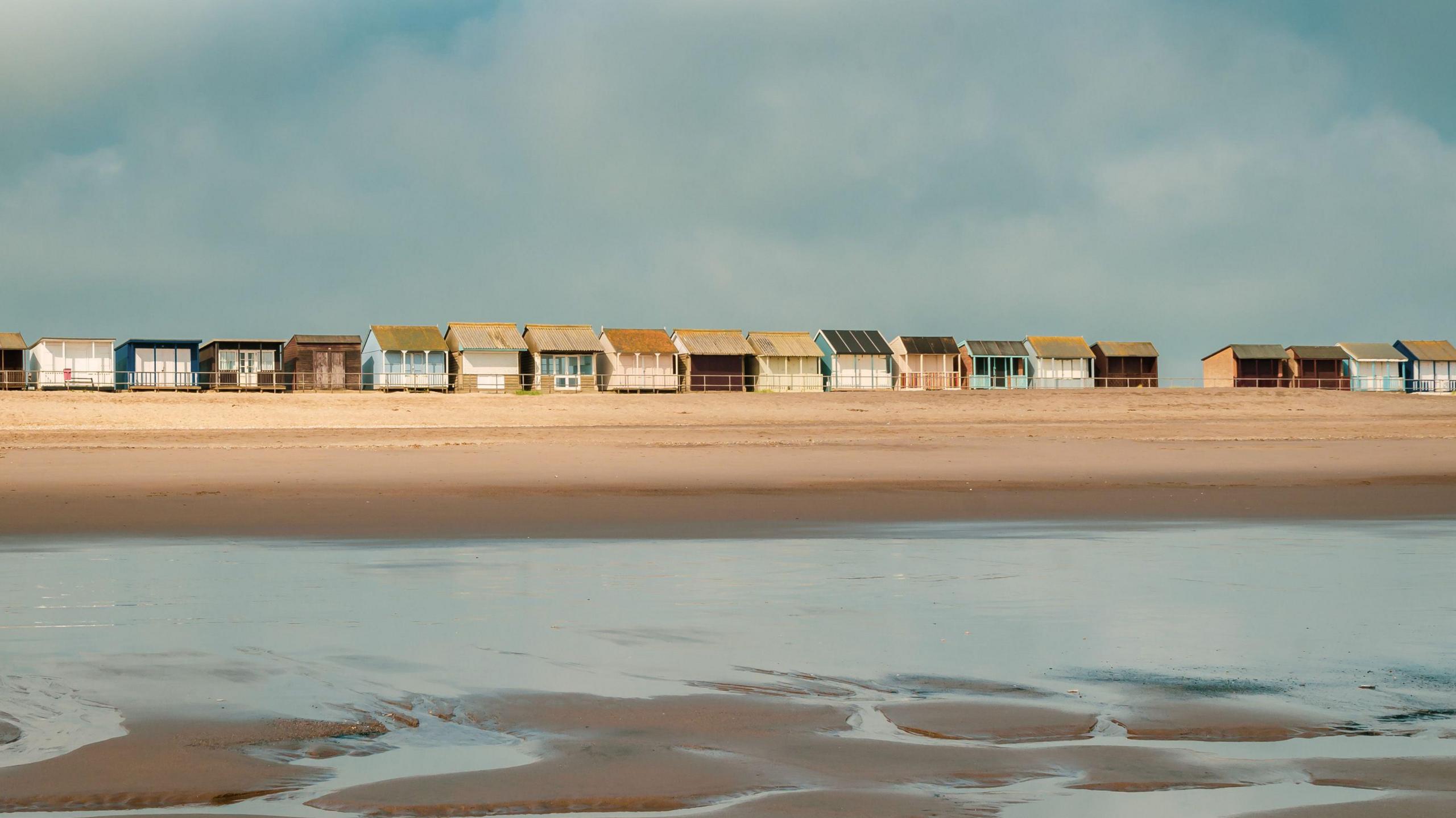 Beach huts at Sutton on Sea