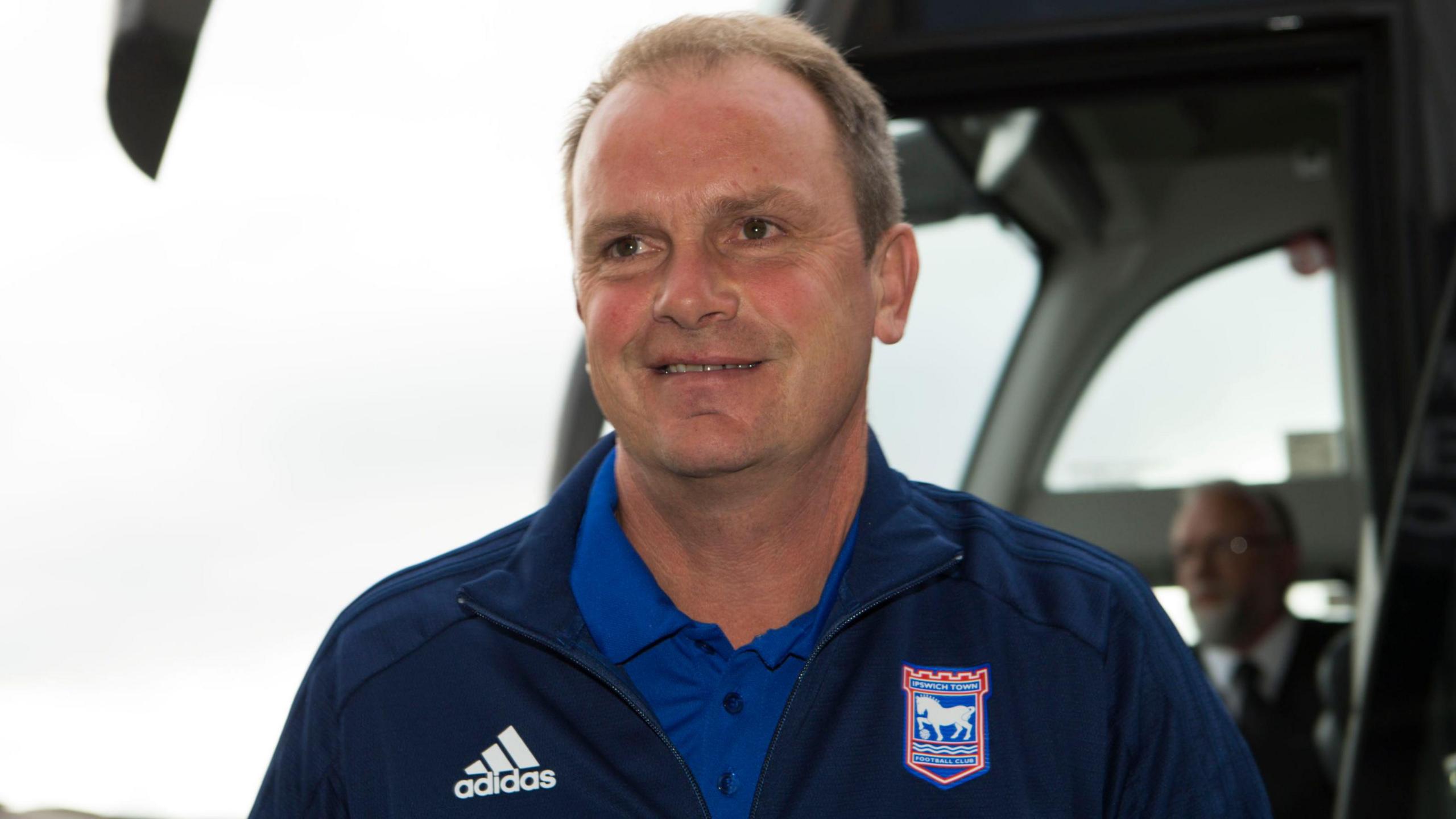 Bryan Klug pictured wearing an Ipswich Town training top