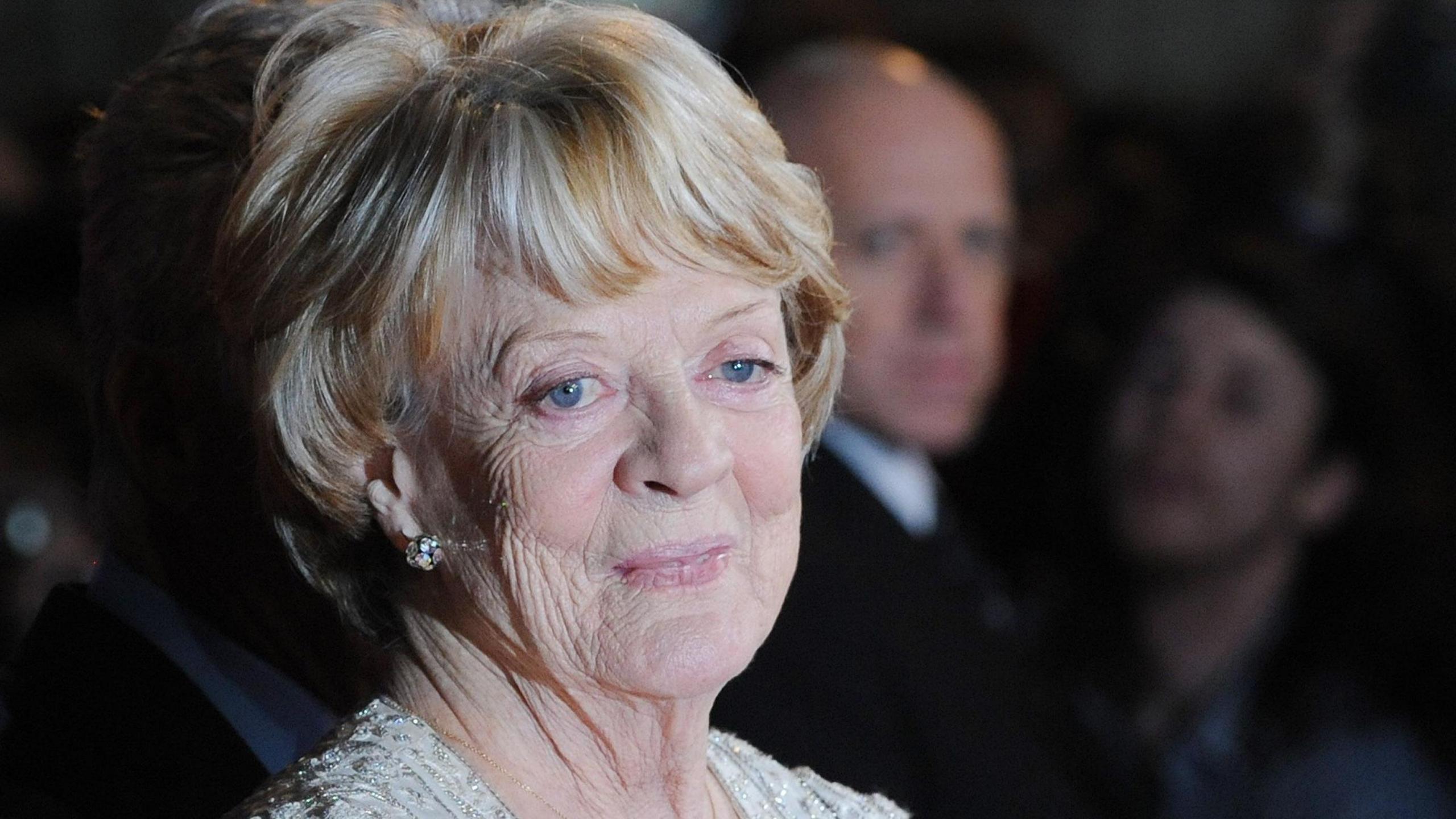 Dame Maggie Smith pictured in London in 2012