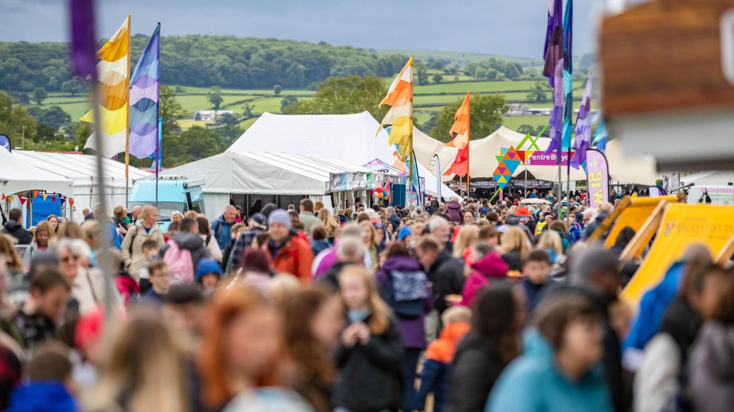 Crowds at the Eisteddfod
