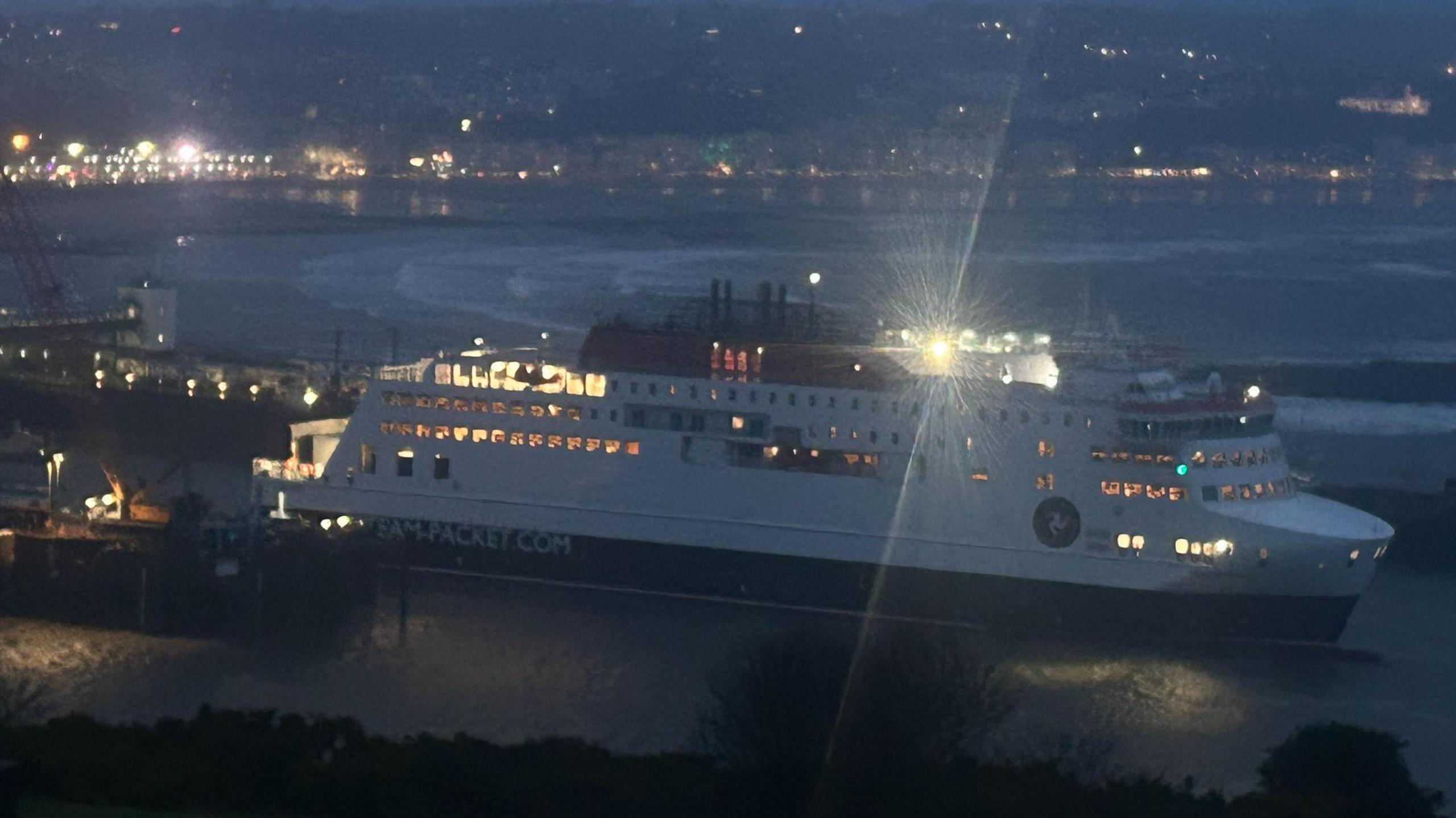 The Manxman in Douglas Harbour