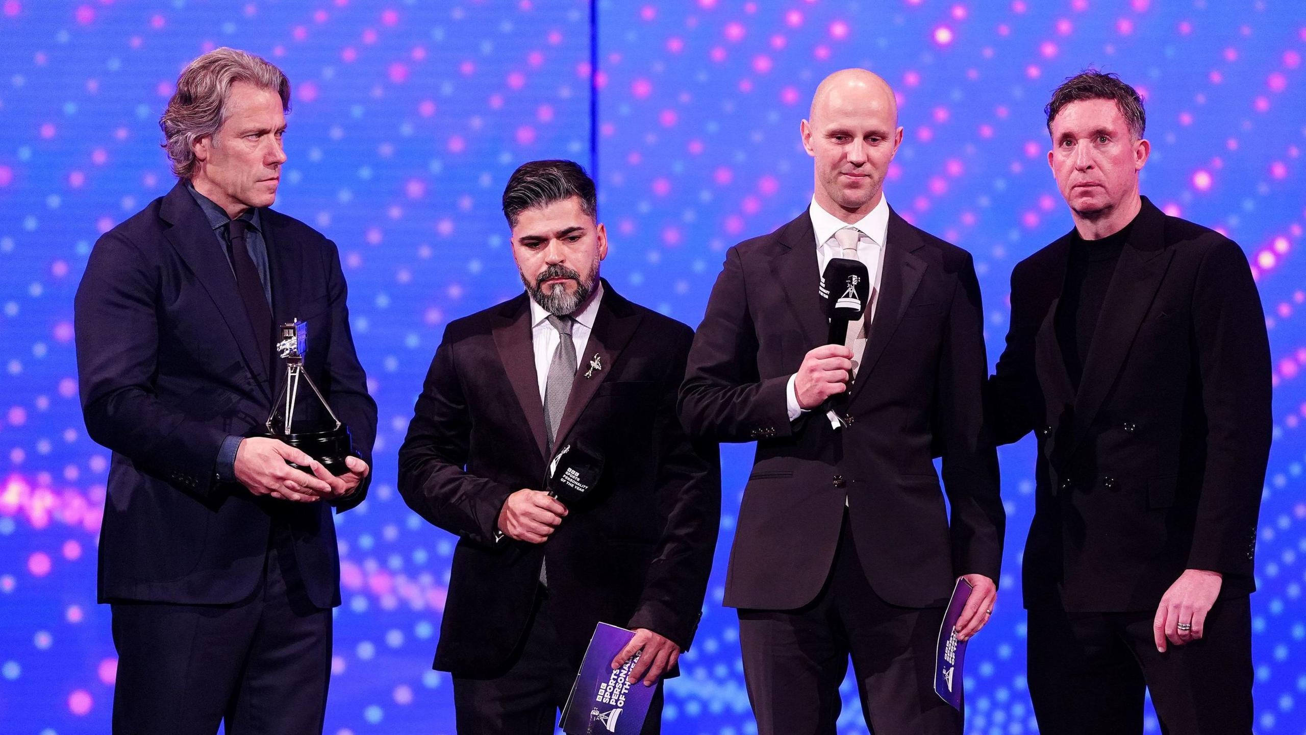 John Bishop, Sergio Aguiar, David Stancombe and Robbie Fowler