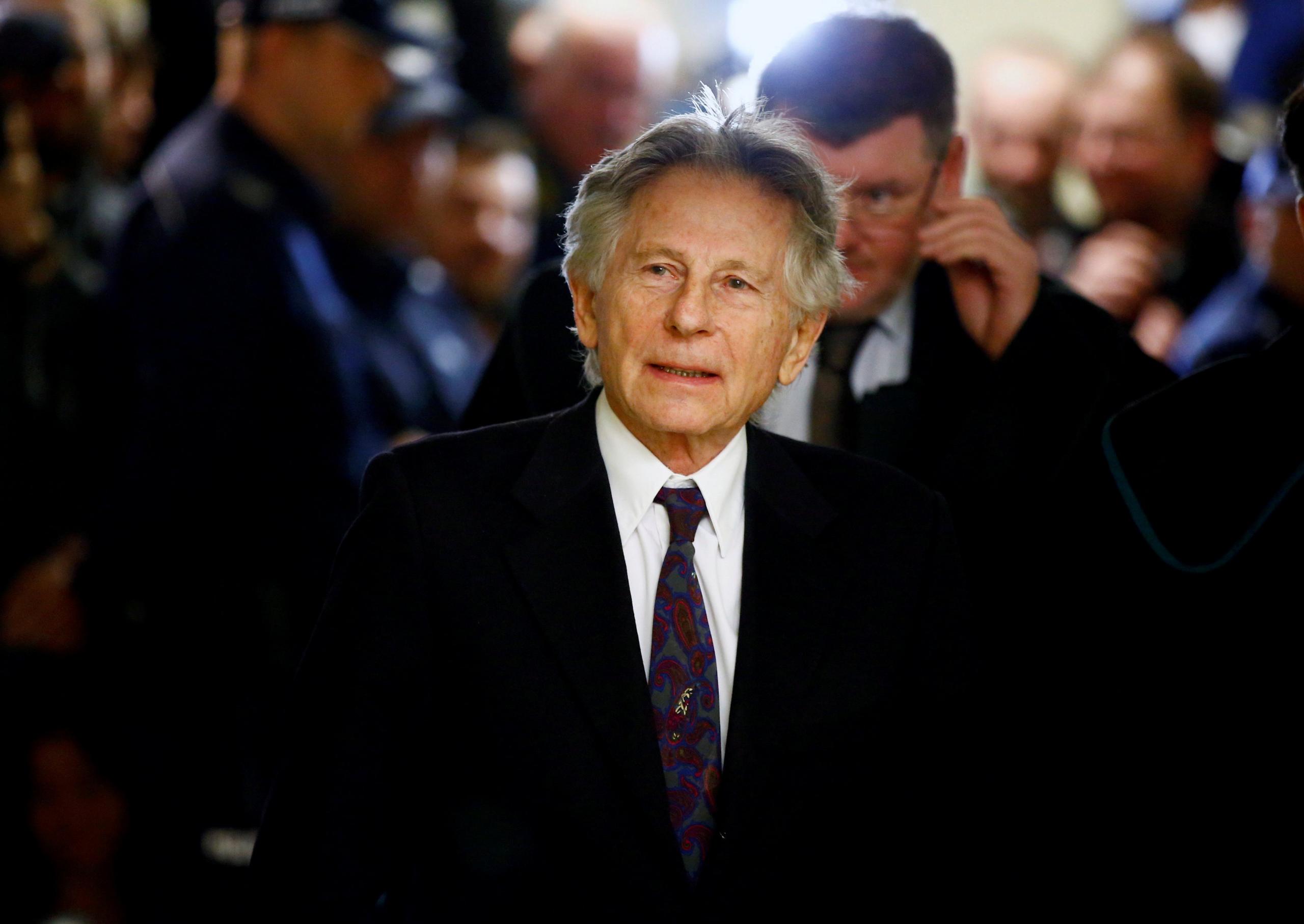 Film director Roman Polanski at a court hearing in Poland in 2015.