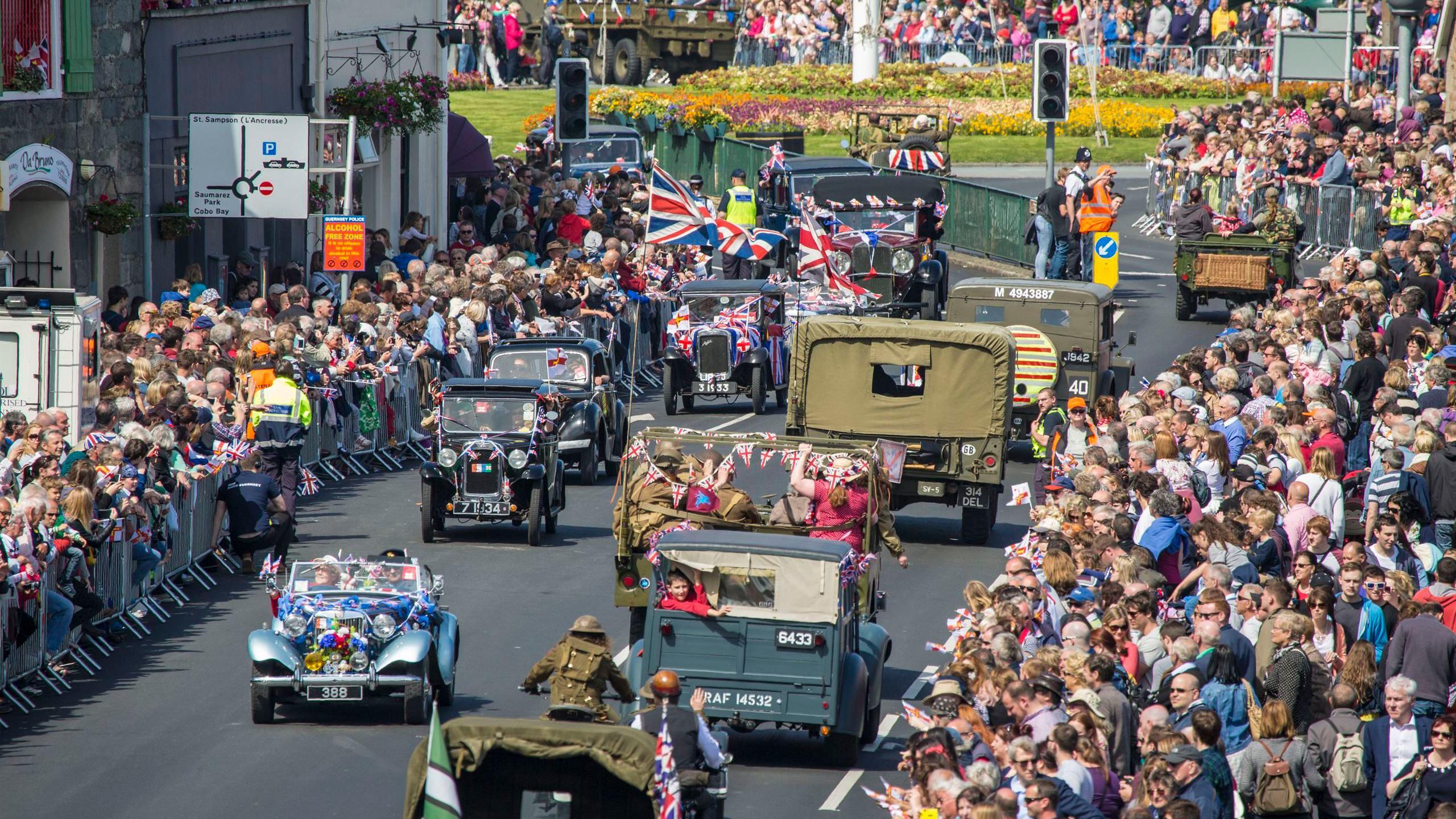 A picture of Guernsey's 70th Liberation Day celebrations.