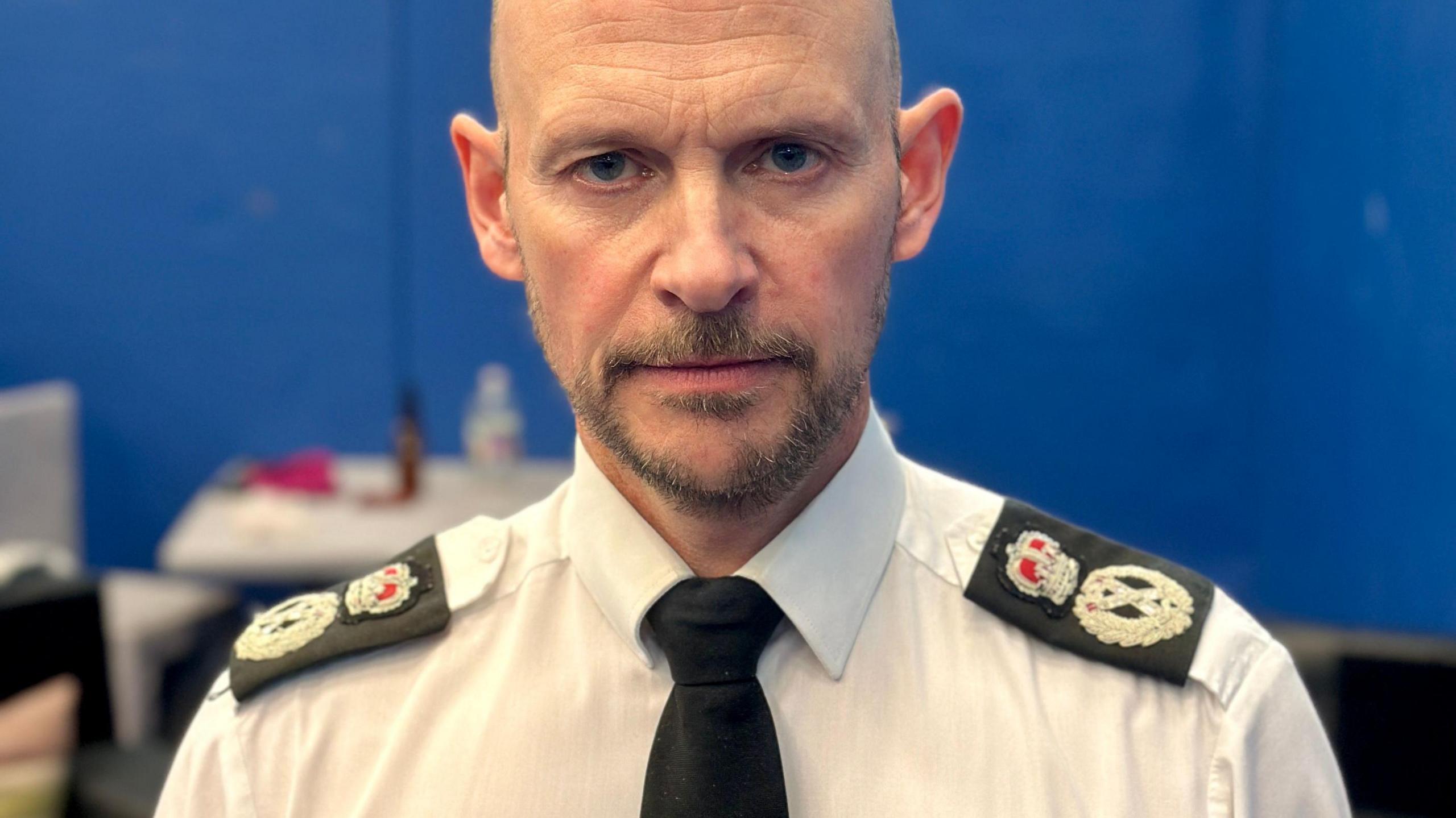 Portrait photo of Chief Constable Jason Hogg