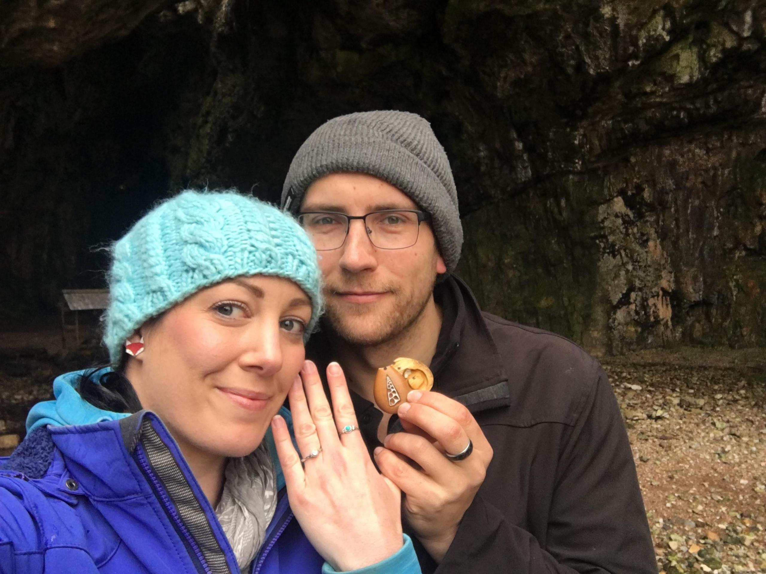 Terry and Anna at Smoo Cave