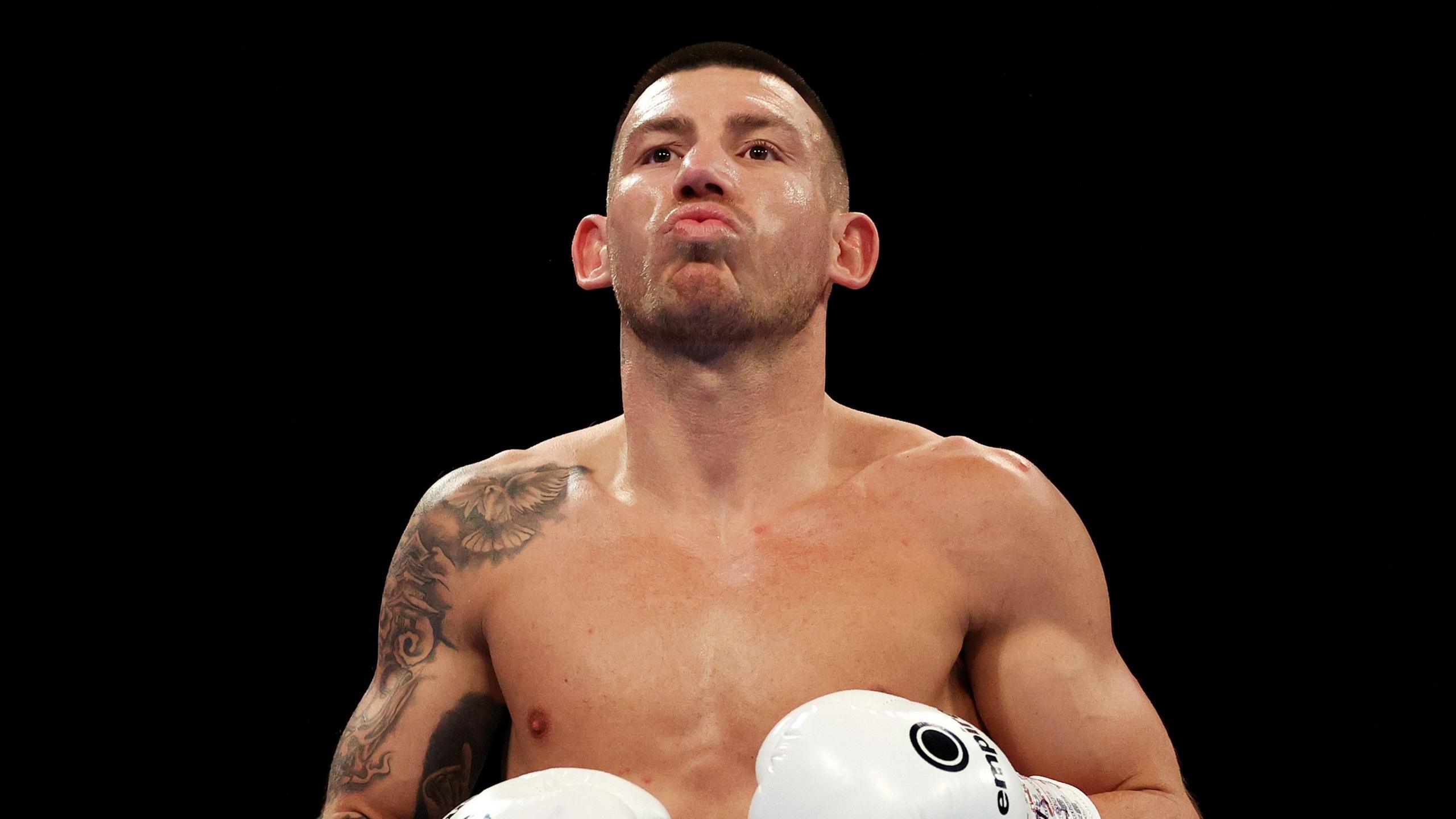 Liam Williams before a fight in 2024