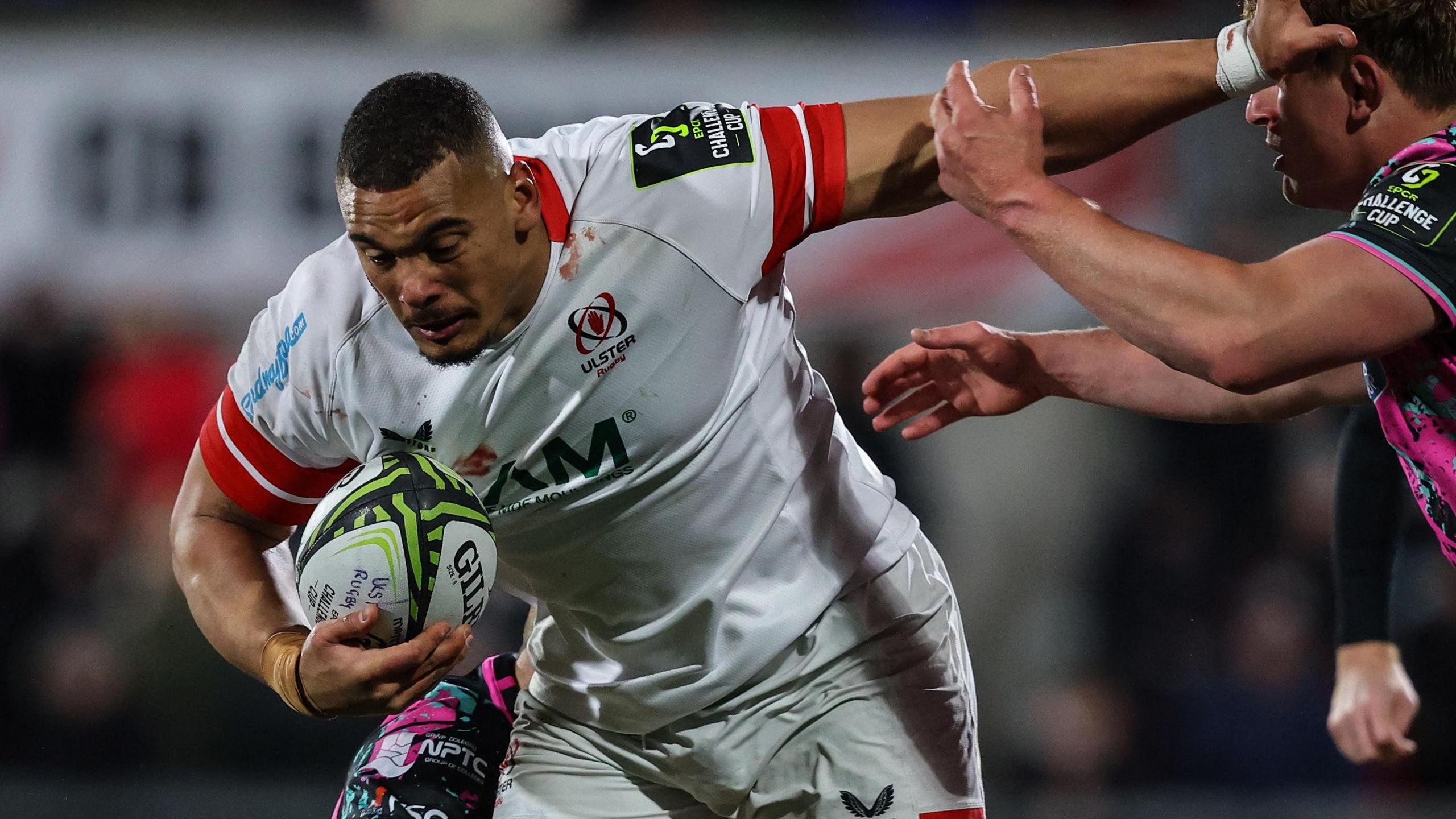 Ulster back row Juarno Augustus