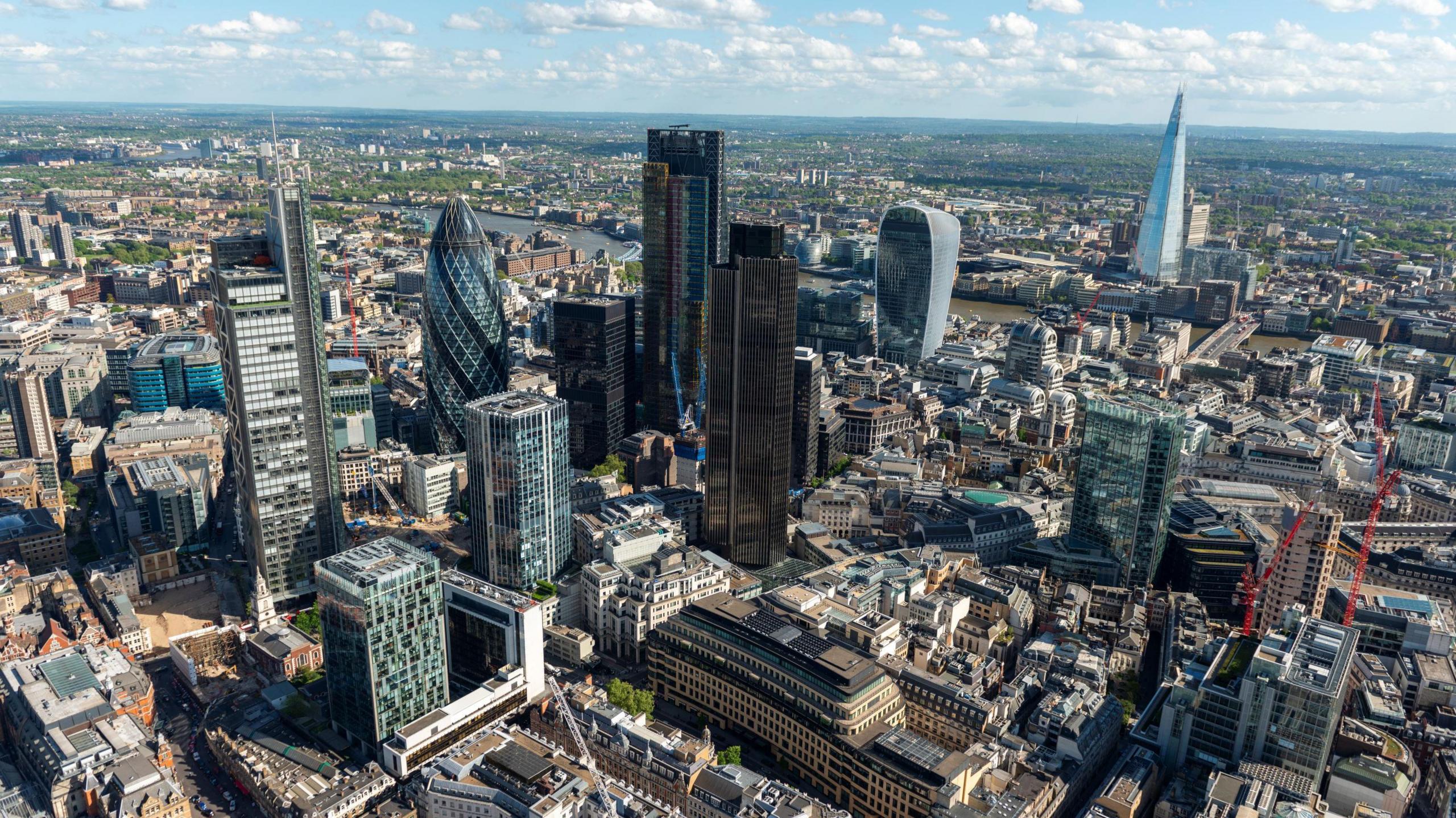 A 2015 image of the City of London skyline