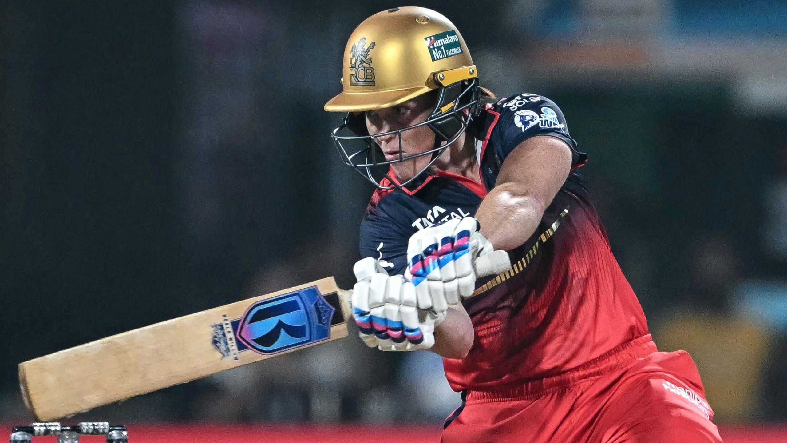 Grace Harris of Royal Challengers Bengaluru plays a shot