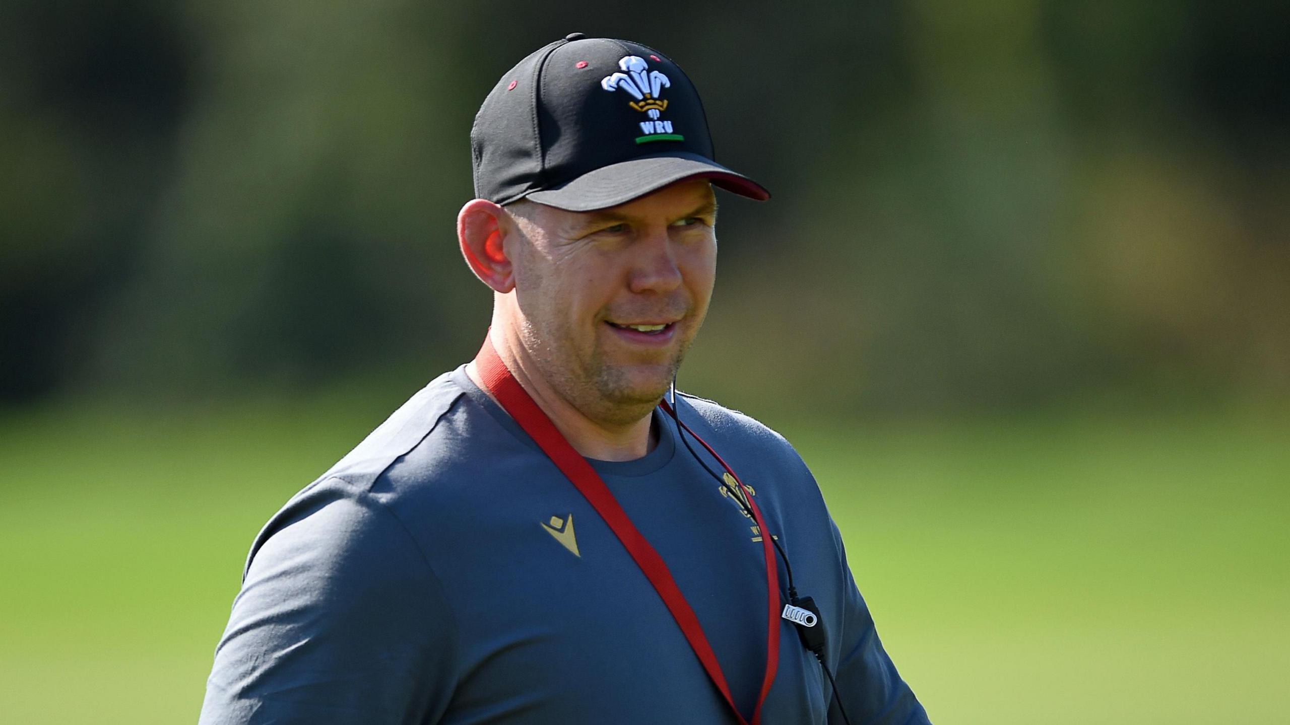 Ioan Cunningham in Wales training 