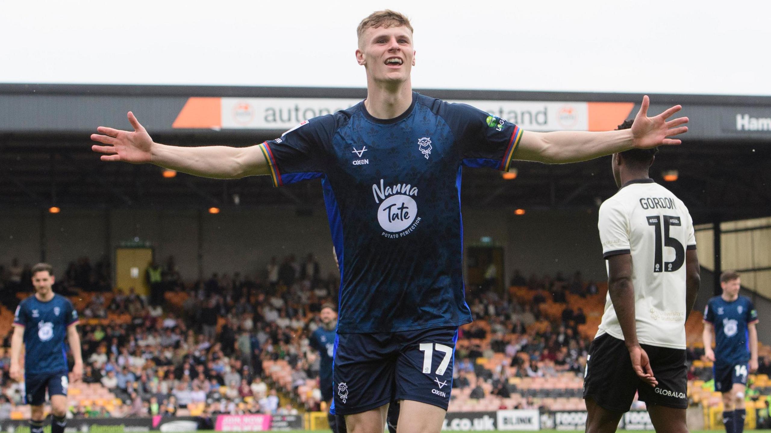 Rob Street scored Lincoln's second goal