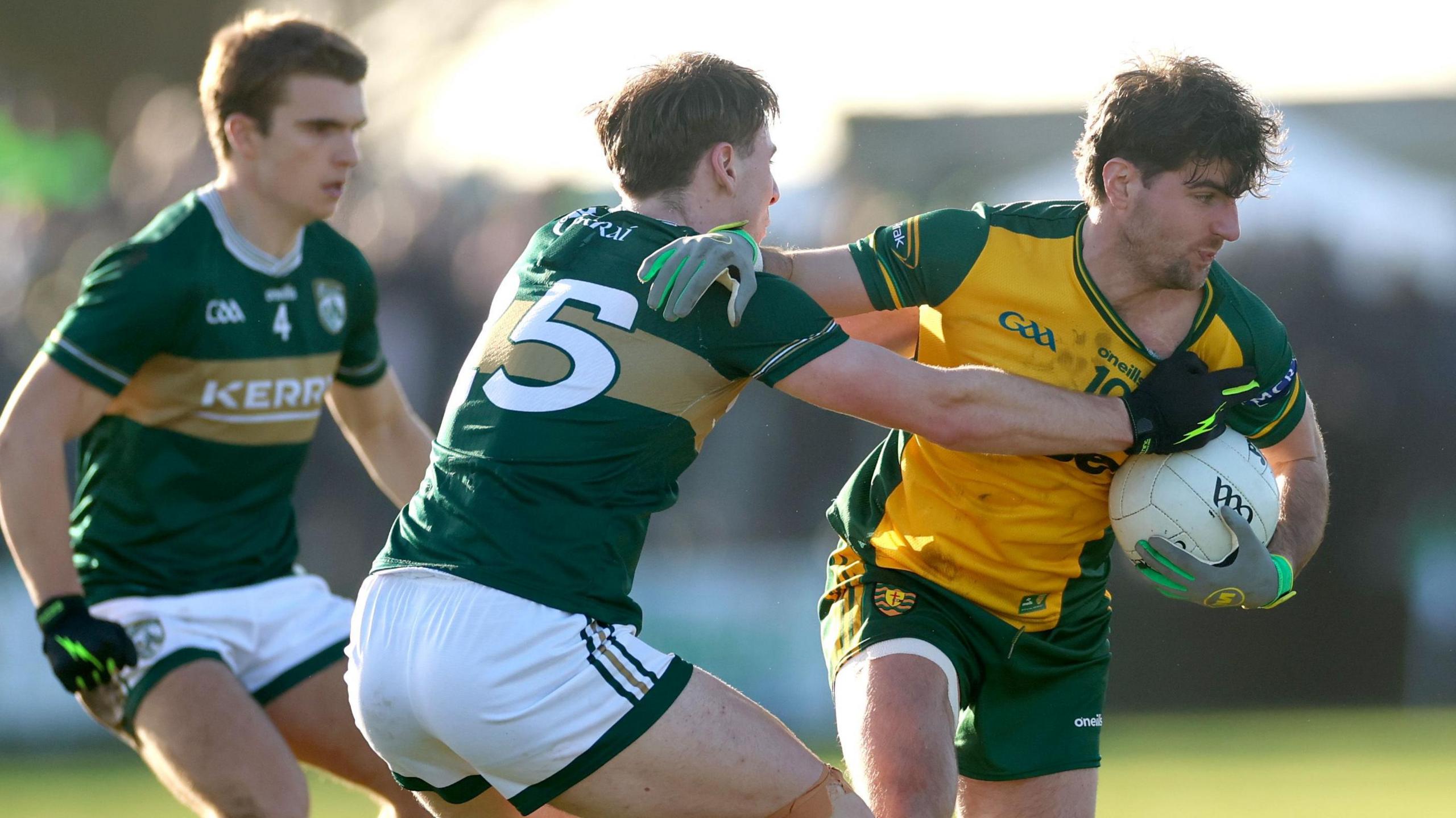 Daire O Baoill is challenged by Charlie Keating