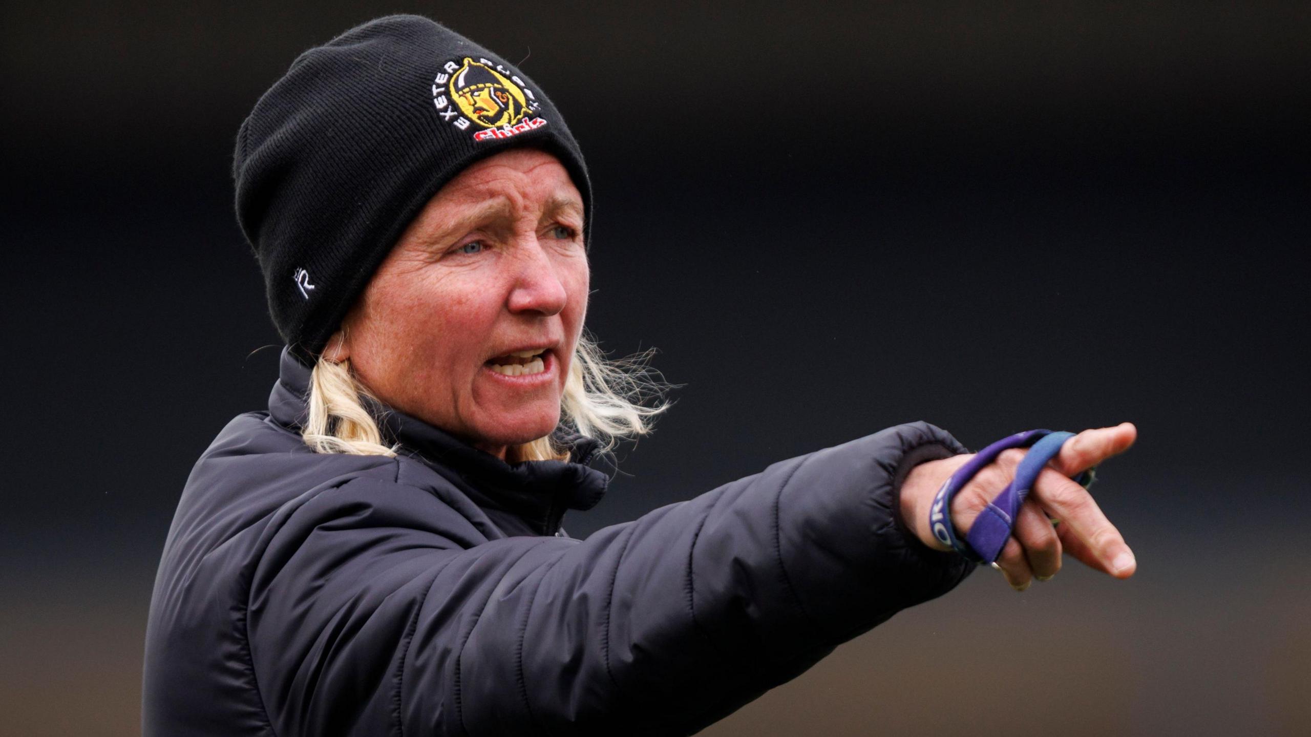 Exeter Chiefs head coach Susie Appleby