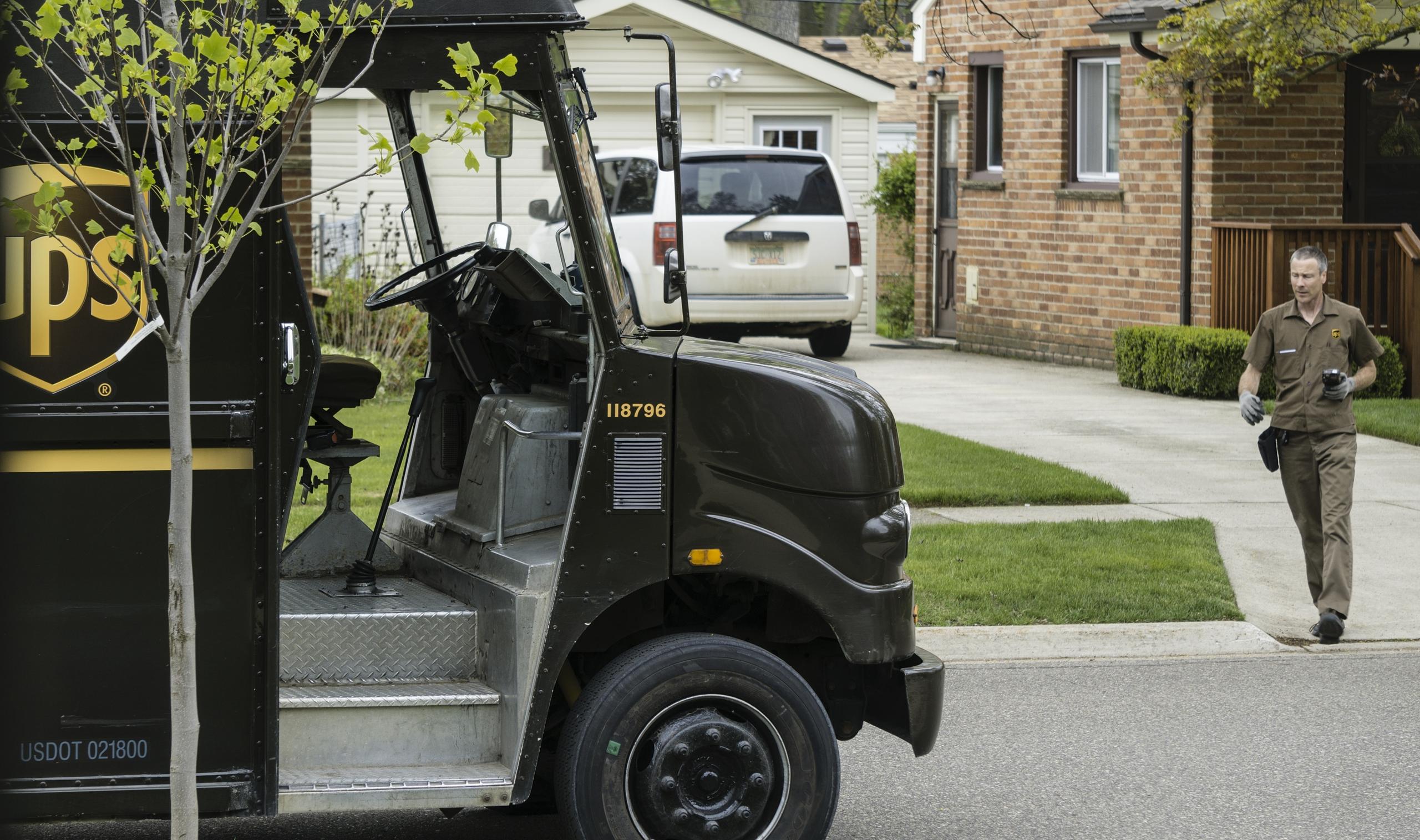 UPS delivery man