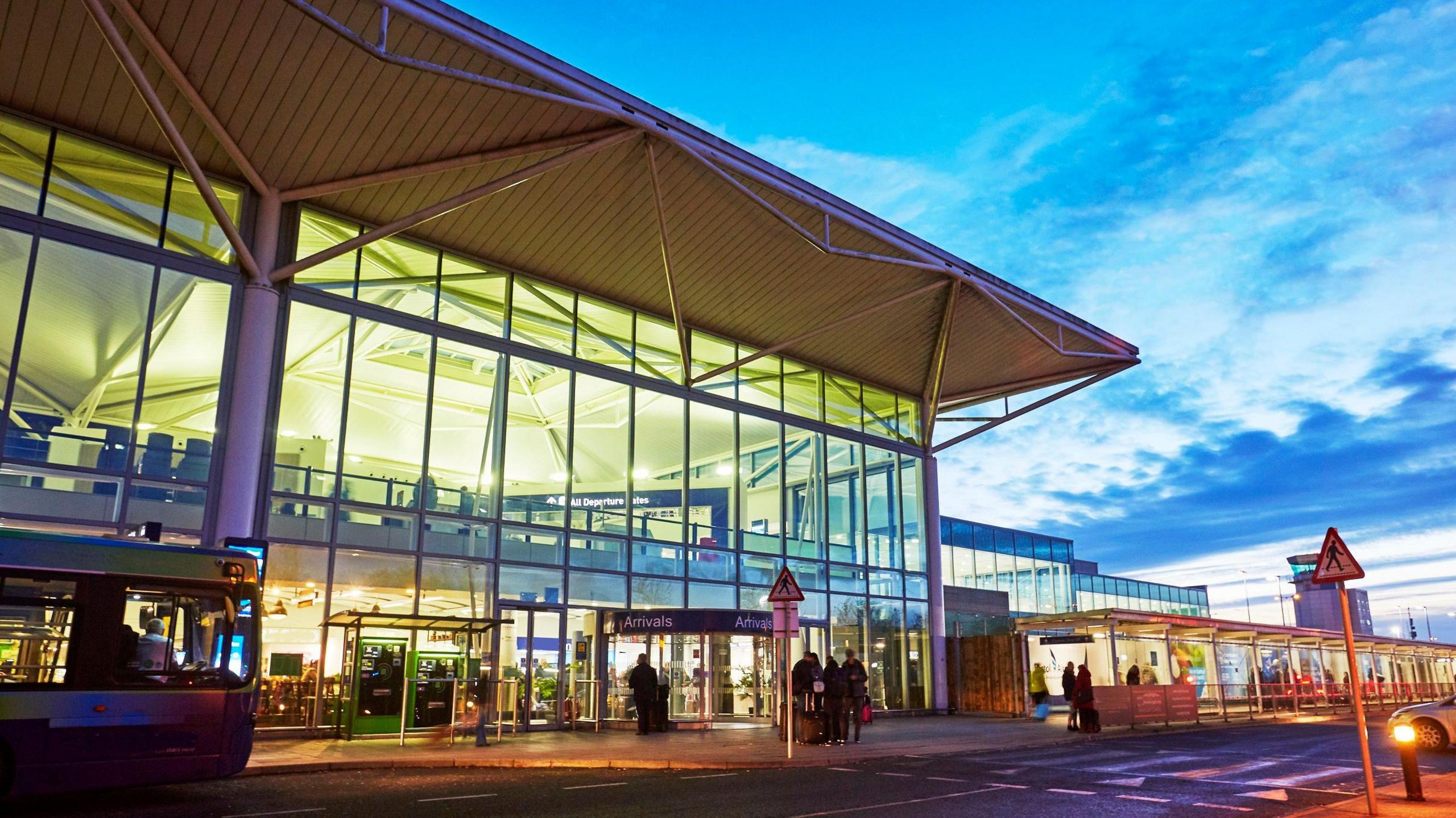 Entrance to airport