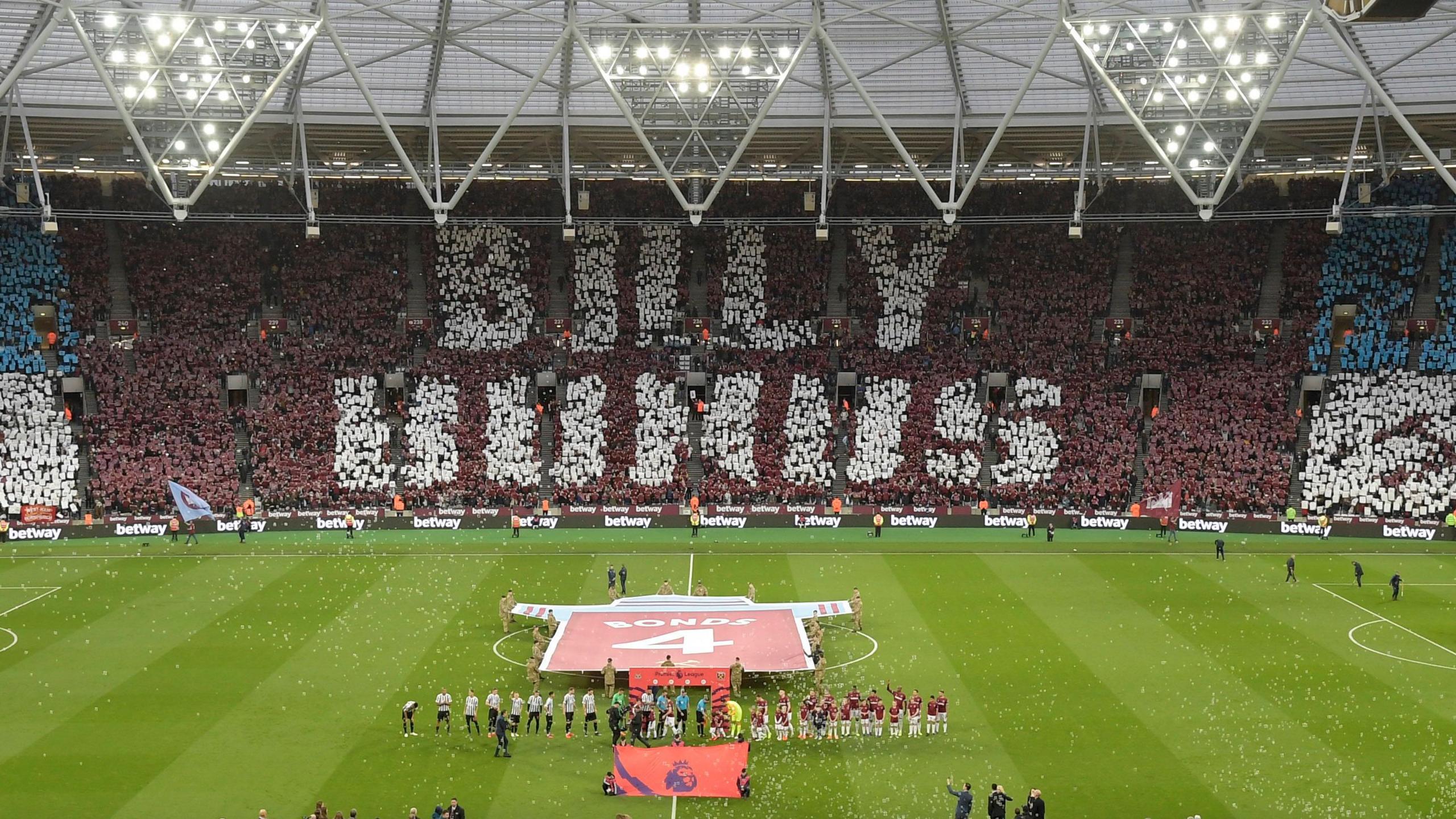 Billy Bonds had a stand at the London Stadium named after him in 2019