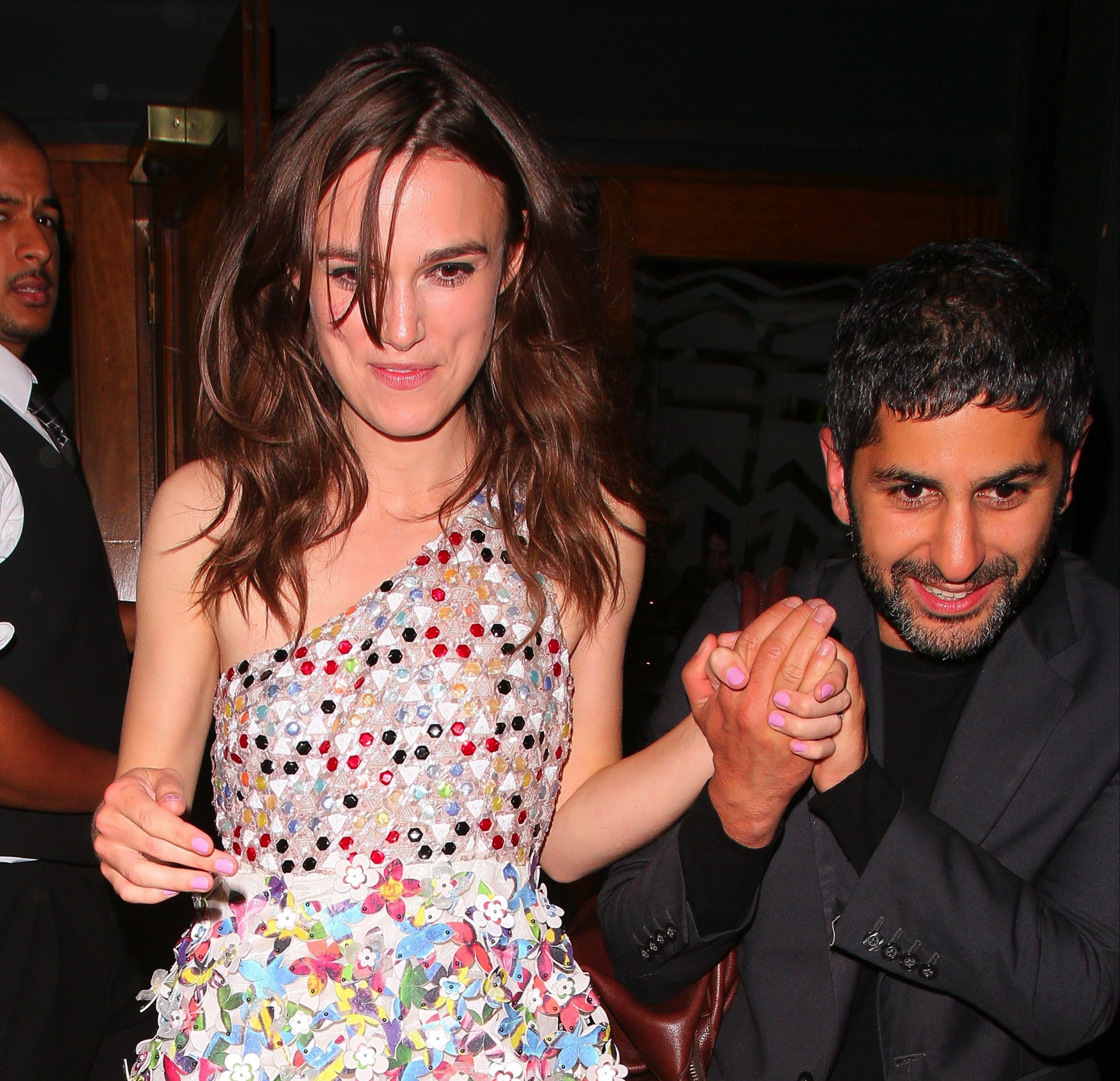 Keira Knightley leaving the club