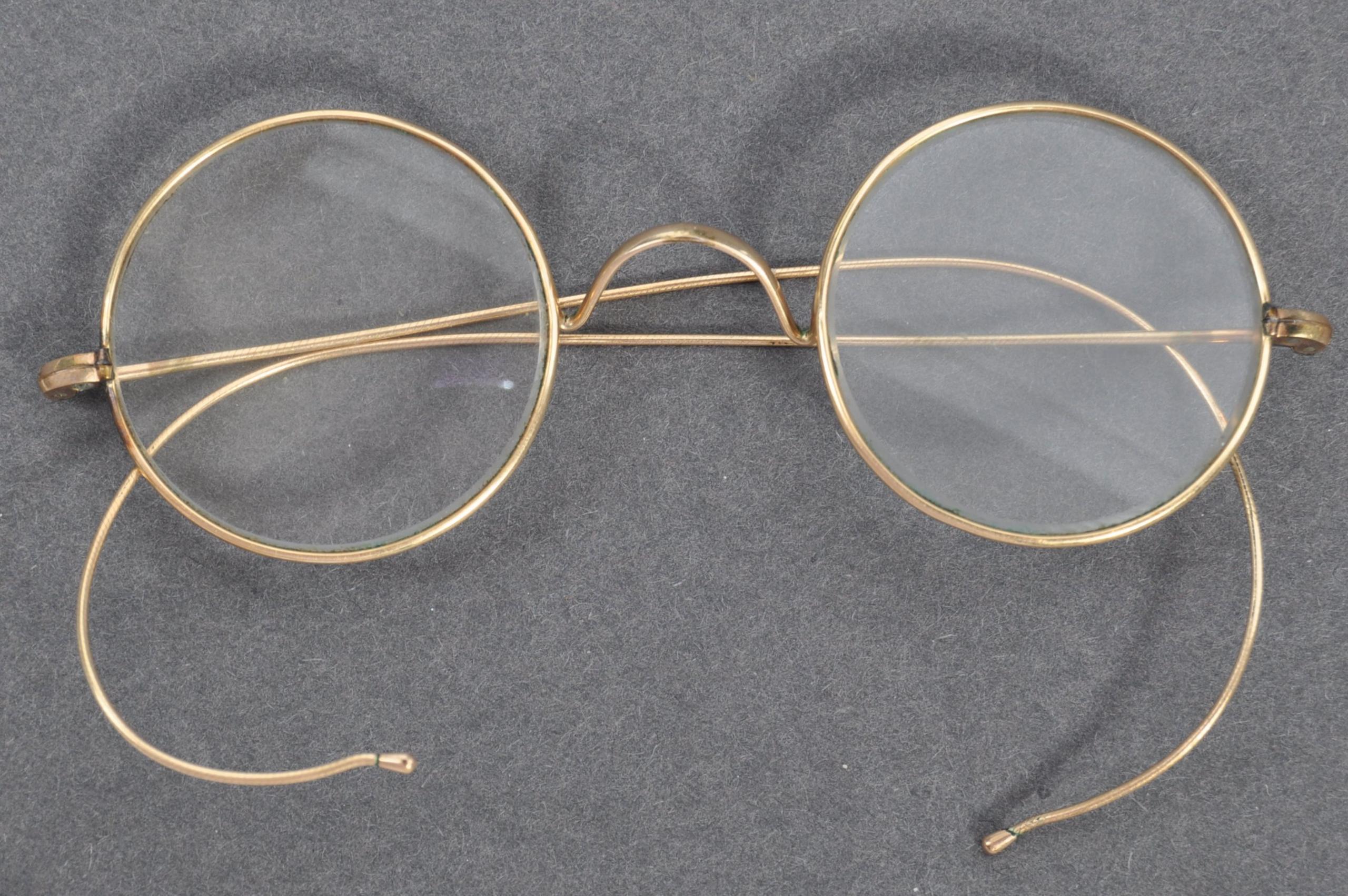 The glasses which once belonged to Gandhi