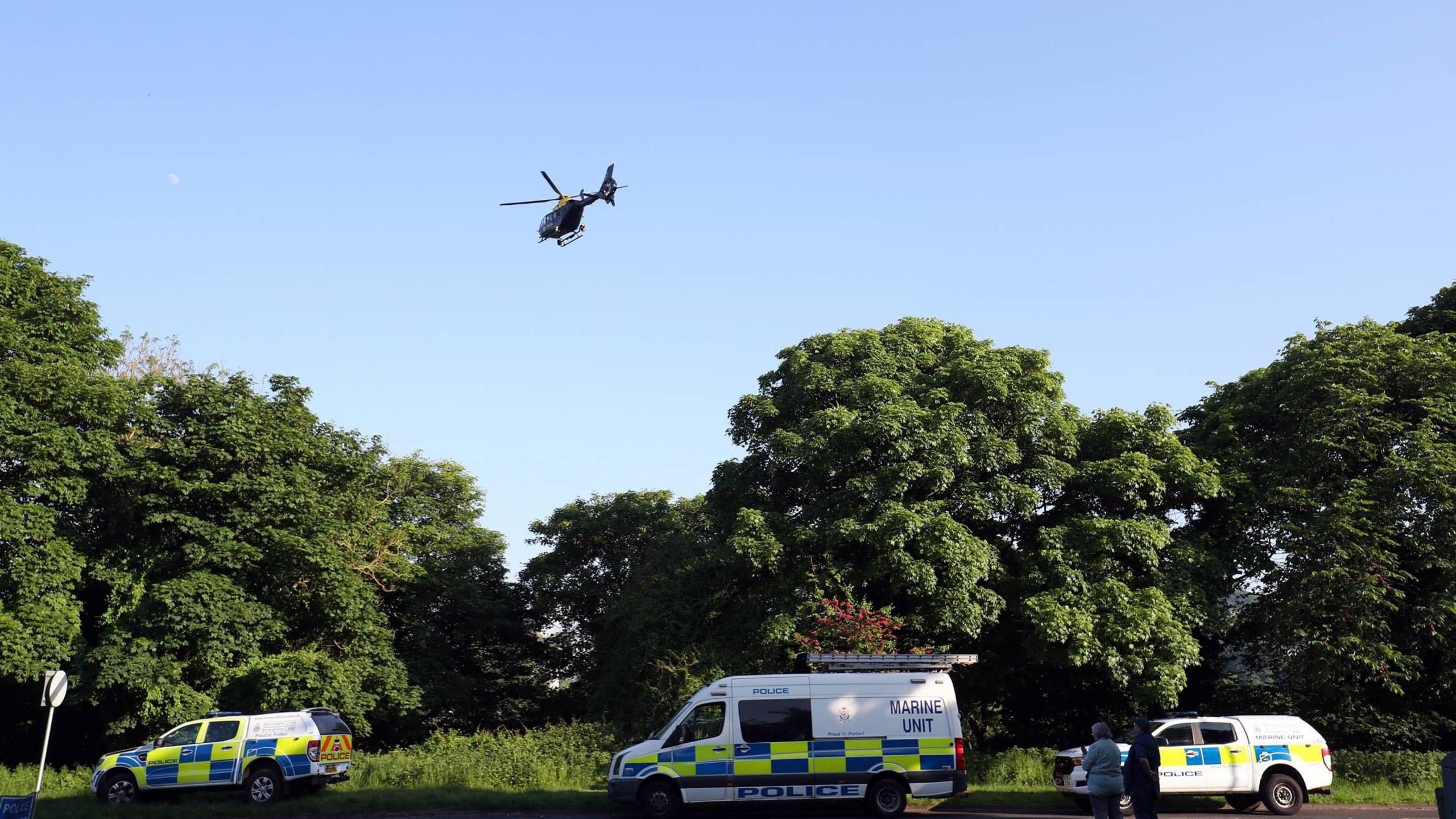 Police search at Ovingham on Saturday