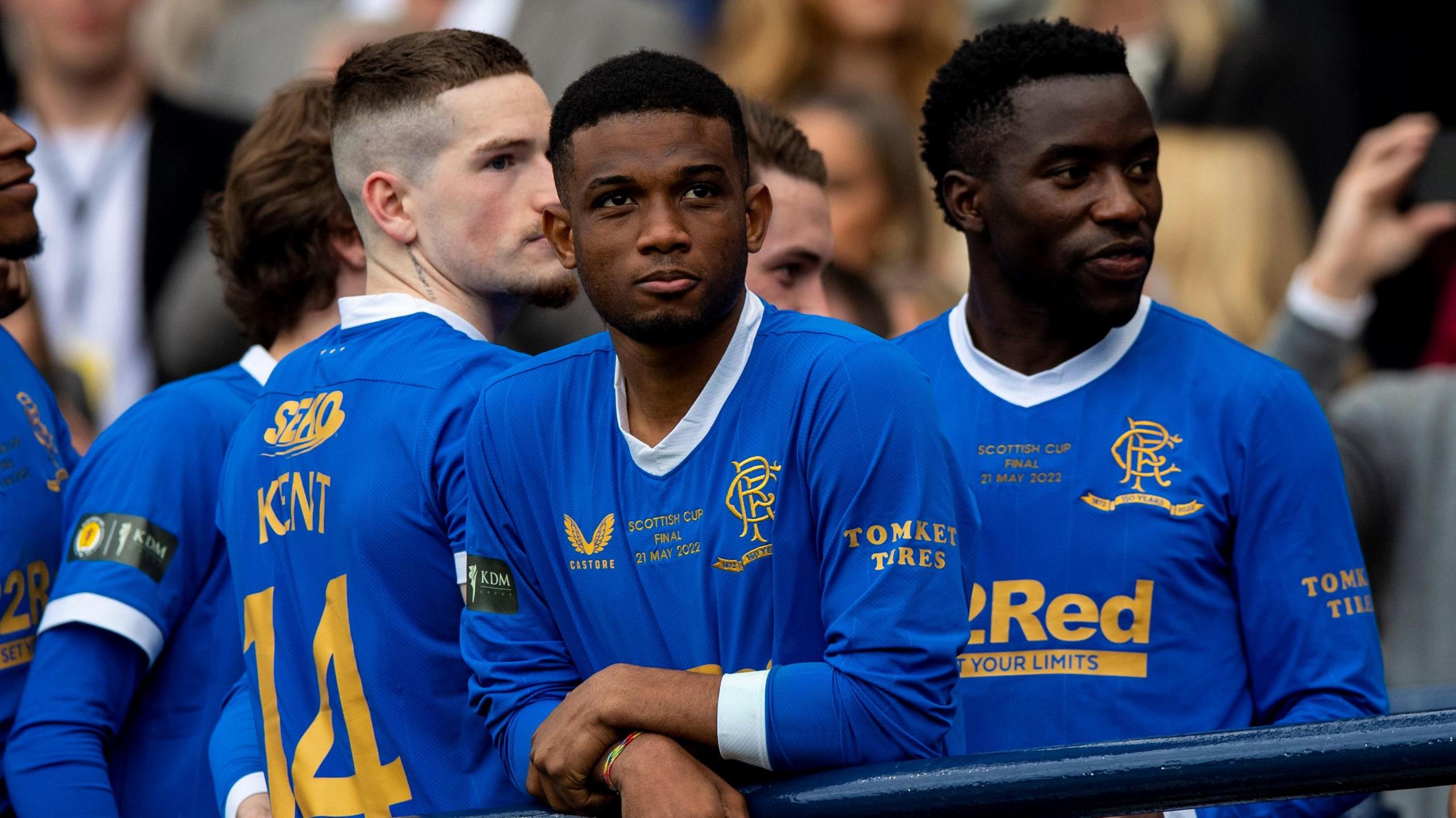 Amad Diallo at the Scottish Cup final